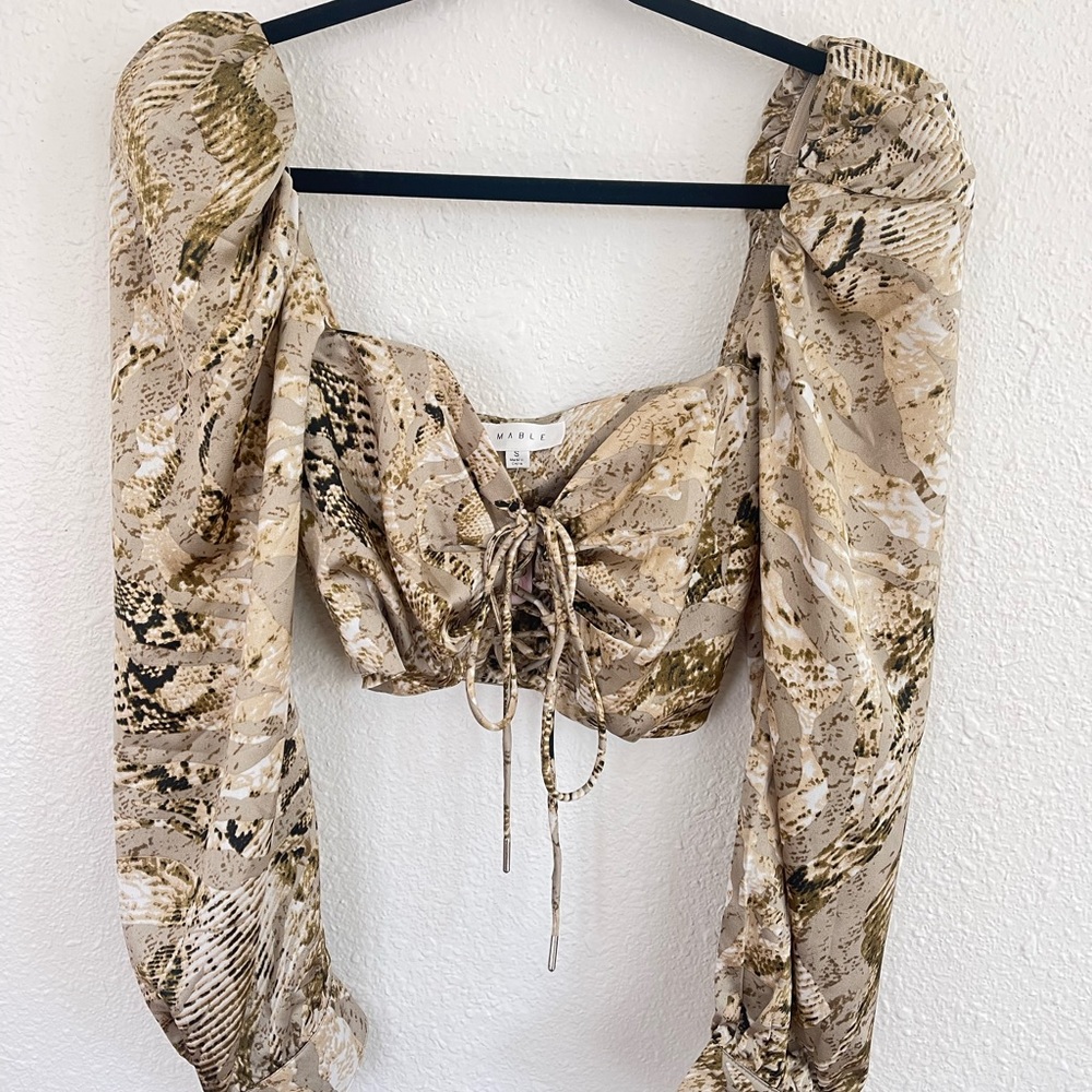 Long Sleeve Crop Top